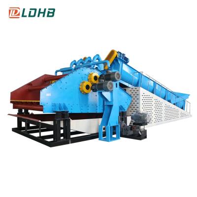 China 2LX11-120-3048J High efficient separation silica sand separation equiment auger sand washing and recycling machine with vibrating screen for sale