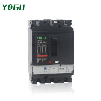 China NS/NSX 3P 4P 100A 160A 250A 400A 630A 800A 1600A Molded Case Circuit Breaker 3 Pole 4 Pole Compact Load Switch MCCB NSX for sale