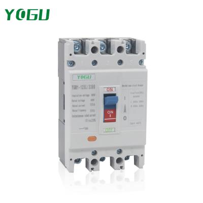 China 1P 2P 3P 4P 100A 225A 400A 630A 1600A 690v High Breaking Capacity CM-1 Molded Case Circuit Breaker CM-1 for sale