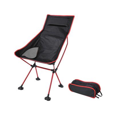 China TOPWIND Modern Outdoor Portable Folding High-Back Beach Folding Lightweight Camping Chair Travel Chair for sale