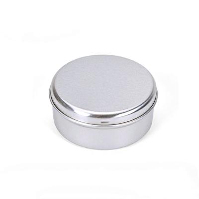 China Personal Care Round Empty Aluminum Jar Box With Click Lid For Balm Ointments Cosmetics Creams Candle Jewelry Storage for sale