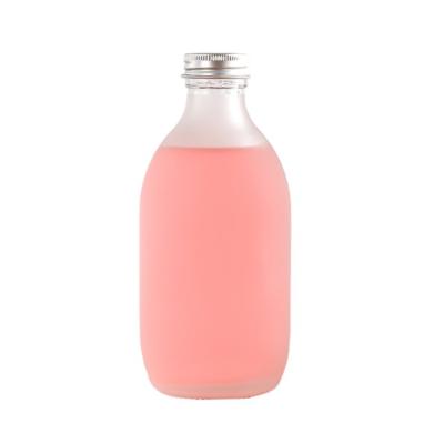 China 250ml 300ml 500ml Sake Glass Eco-friendly Customizable Clear Frosted Bottles For Korean Liquor Wine Soju Drink for sale