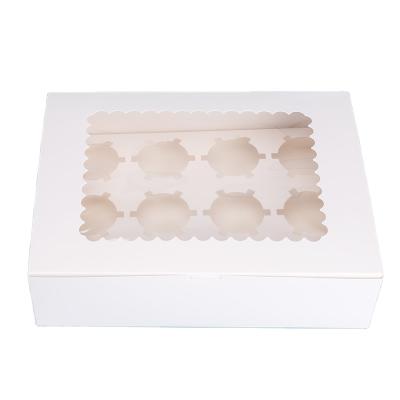 China Recycled Materials Wholesale Hot Selling Big Large Cake Box Paper 2 4 6 12 Hole Roll Hand Held Cake Box for sale