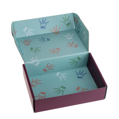 China Recyclable Mailing Boxes Custom Logo Cardboard Boxes Packaging Corrugated hellofresh Shipping Box for sale