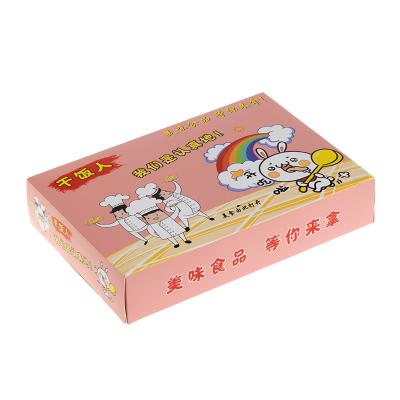 China Hot sale recycled materials snack boxdisposable paper take away biodegradable craft paper food packaging lunch box for sale