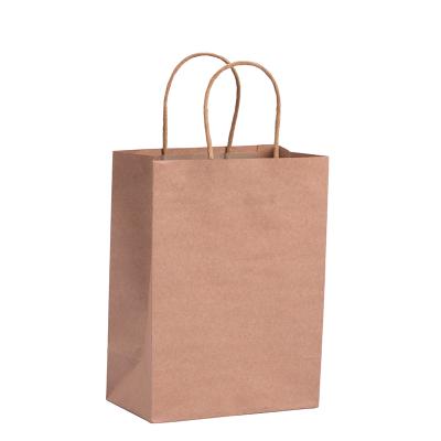 China Custom Recycled Materials Logo Shopping Bags Kraft Paper Wine Bag Wine Bag Kraft Paper Food Packaging for sale