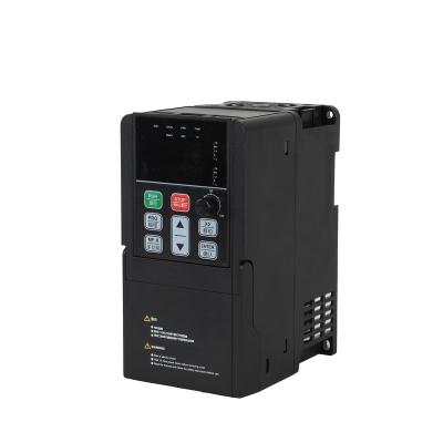 China Plastic Shell 220V 0.75kw/1.5kw/2.2kw heavy duty vector VFD 1P input and 3P Output Converter/ Adjustable Speed Drive/ Frequency Inverter for sale