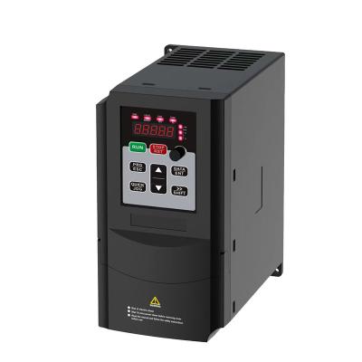 China Plastic Shell 220V 0.75kw/1.5kw/2.2kw 1P intput 3P output High performance Heavy Duty VFD Variable frequency drive frequency converter for sale