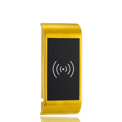 China Zinc Alloy RFID Electronic Sauna Locker Smart Lock For Cabinet With Free Wristband for sale