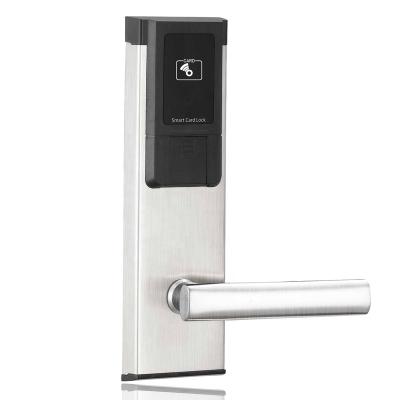 China Fake-Test Lockout Hotel Key Card Door Lock Smart RFID Card Keyless Door Lock for sale