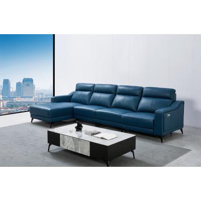 China Adjustable Modern Living Room Furniture Genuine Leather Sofa Set (Other) for sale