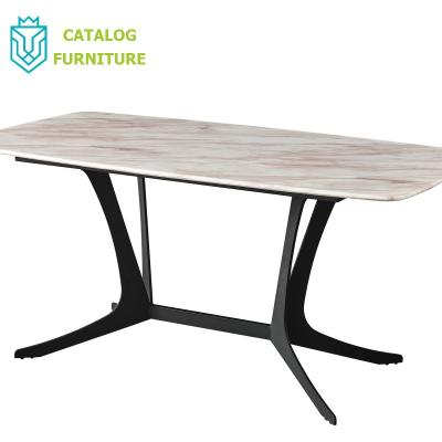 China Modern Simple Style Chinese Dining Table Marble Dining Table Supplier Design for sale