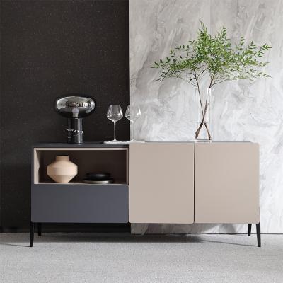 China Luxury Sideboard (Other) Nordic Adjustable Sideboard Wooden Cabinet With Cabinet For Dining Room for sale