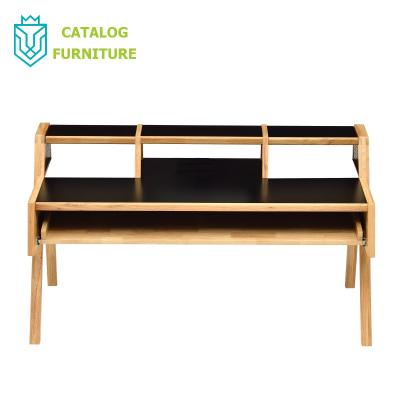 China Stronger Unique Furniture Matte Black Painting Table Room Music Design Wooden Music Desk for sale