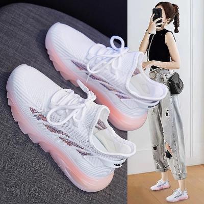 China Fashion Anti-slip Design Breathable Sports Shoes Women Walking Sneakers for sale