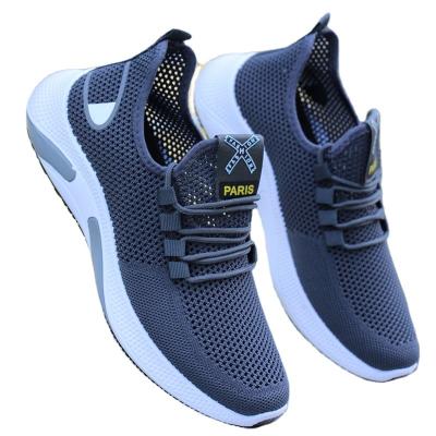 China 2022 Fly Fashion Breathable Weave Upper Running Lighted Men's Sneakers Breathable Sports Shoes Anti-skid for sale