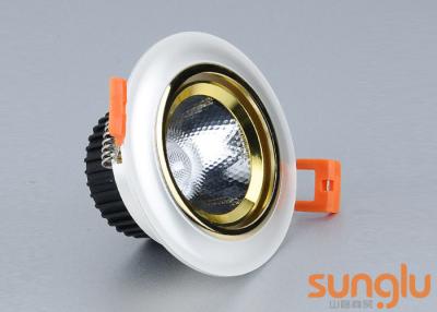 China Twist Color Plating COB LED Downlight 7W Dimmable LED Recessed Ceiling Lights for sale