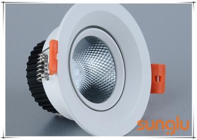 China Slope Face Dimmable COB LED Downlight 12 Watt With Casting Aluminium Material for sale