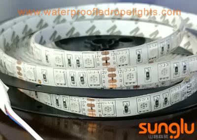 China DC 12 V RGB 5050 Flexible LED Strip Light , Crystal Epoxy Waterproof LED Tape for sale