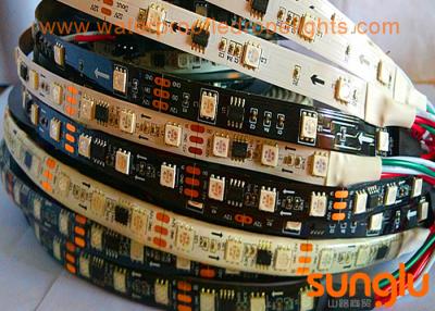 China Addressable  5050 Flexible LED Strip Light , WS2813 LED  Tape for sale