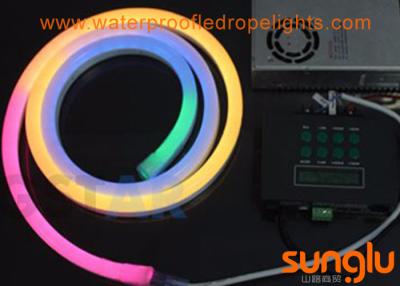 China Volledige Kleur 2835 Licht van de het Neonkabel van 80D RGB, AC 220 V LEIDENE Veelkleurige Strooklichten Te koop