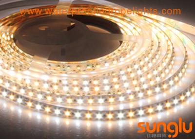 China 3528 120D Dual Color LED Rope Light , WW - CW Color Dimmable LED Tape Lights for sale