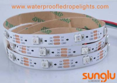 China Programmable LED Rope Lights 60D , Cuttable Full Color 5050 RGB LED Strip for sale