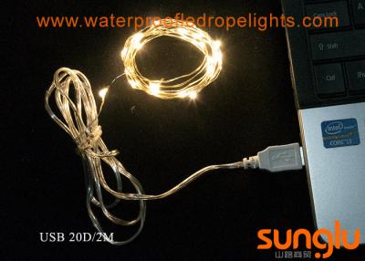 China Indoor 5V USB Decorative String Lights For Bedroom Computer CE Approved for sale