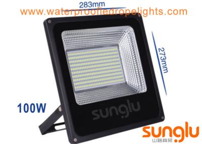 China Waterproof 100W Outdoor LED Flood Lights Aluminium Body For Gas Station for sale