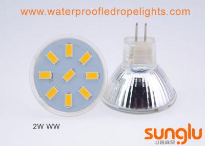 China Halogen-Lampen-Ersatz DCs 12V Scheinwerfer 2W 3W WW CW MR11 LED mit Glaskörper zu verkaufen