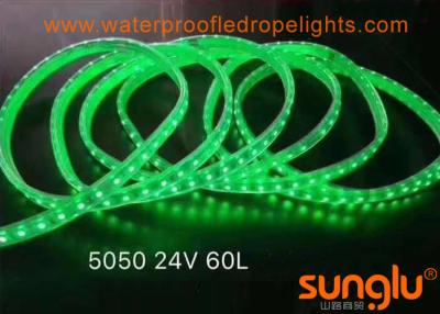 China DC24V anti - a corda exterior UV do diodo emissor de luz do PVC ilumina 10MM verde/rosa/branco à venda