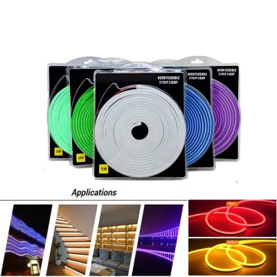 China cheap wholesale 5m set 50m roll neon flex 12 v 24v 220v 110v led strip light 6x12mm 8x16mm for sale