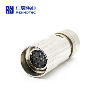 China Automation Connector / Transportation Pin 12pin / Power Generation / Shipbuilding / Medicine M23 12 Waterproof for sale