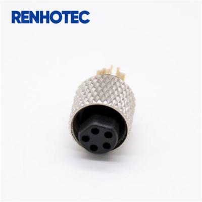 China Molded Automotive Female Cable M8 Connector Male 5p B Code Solder for sale