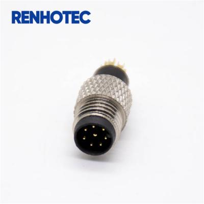 China M8 Automotive Male Connector 8p Assembly 8pin Straight Solder for sale