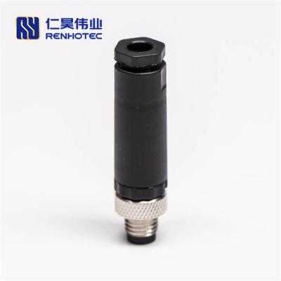 China Wireable Automotive Connector Field M8 Male A-code for sale