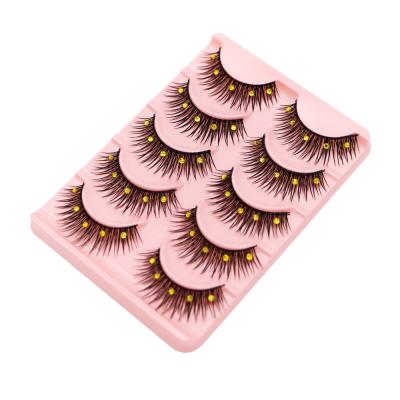 China Very comfortable to wear shiny rhinestone lashes fluffy and comfortable to wear stunning dramatic add mesmerizing highlights to your performance for sale