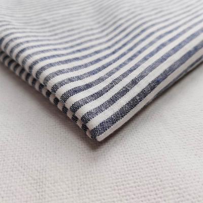 China Viable Hot Sale Printing Linen Cotton Fabric For Shirts for sale