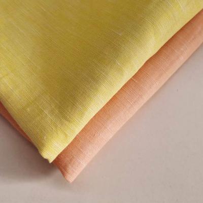 China Organic Canvas Fabrics Woven Canvas Cotton L/C20*20 Yarn Dyed Women Dresses Shirts Cambric Plain Mixed Style for sale