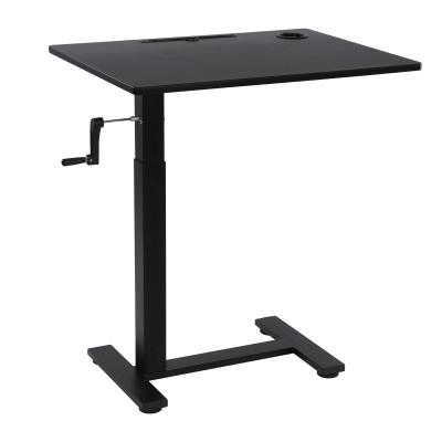 China (Size) Desk Laptop Stand Single Leg Height Adjustable Standing Adjustable Work For Office for sale