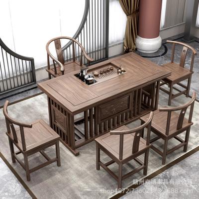 China Tea Making Table Combo Solid Wood Tea Table for sale