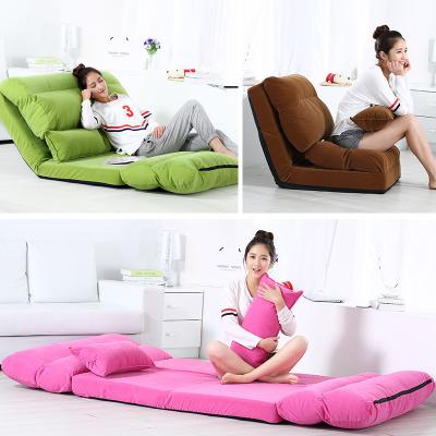 China Foldable Japanese Multi-Function Floor Chair Tatami Folding Seating Recliner Sofa Bed for sale