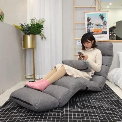 China Foldable Modern Folding Lazy Sofa, Japanese Style Sofa Bed in Living Room Furniture, Recliner Floor Sofa Chair for sale