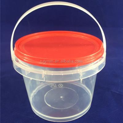 China For food plastic /liquid food grade snake container 500ml plastic mini bucket for sale