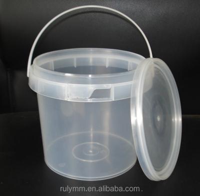 China Home Eco - Friendly Plastic Work Products Plastic Buckets 2L Honey Container for sale