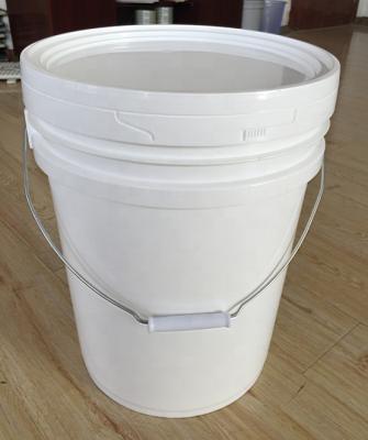 China 10 liter anti-theft 20 liter round plastic bucket for liquid chemicals for sale