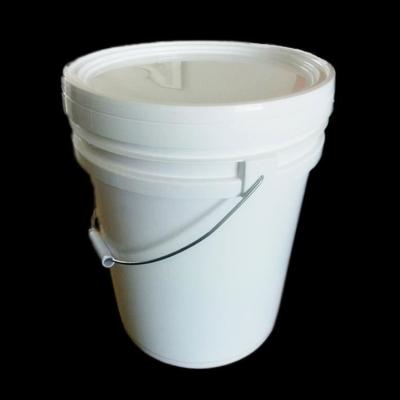 China Wholesale Food Grade Anti Theft 5 Gallon Plastic White Ice Buckets With Lid for sale