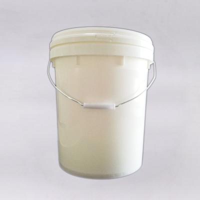 China Professional anti-theft good quality 20 liters round high temperature unbreakable plastic bucket with lid for sale