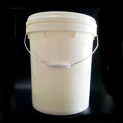 China Anti-theft 5 Gallon Clear Round Plastic Pail With Sealable Label for sale