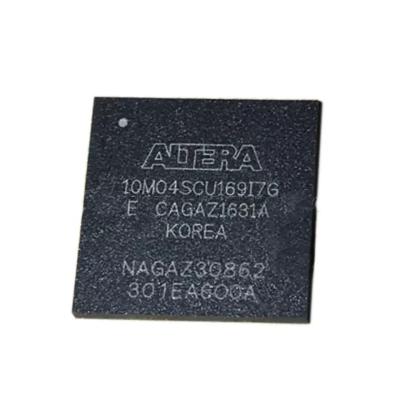 China Standadr Electronic components New integrated circuit programmable logic device (CPLD/FPGA) chip  UBGA-169 2.85V ~ 3.465V  10M04SCU169I7G for sale